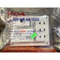 Bảng điện nổi Lioa 3 ổ cắm 2 công tắc