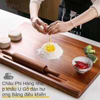 Bảng điều khiển cao cấp gỗ ô đàn mới có bảng thớt hình chữ nhật kháng khuẩn chống nấm mốc rắn gia dụng nhà máy trung quố