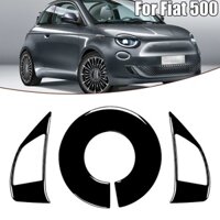 Bảng Điều Khiển Máy Điều Hòa Màu Đen Bóng Nâng Cấp Cho Fiat 500