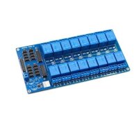 Bảng điều khiển rơle mô-đun rơle 16 kênh 5V 12V có bảo vệ bộ chia quang và nguồn điện LM2576
