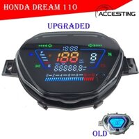 Bảng điều khiển xe máy kỹ thuật số Đồng hồ tốc độ Đồng hồ đo tốc độ cho EX5 Class1 CX DX Honda Wave100 CD110 Alpha Ori Tokyoda DY110-2F