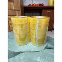 Băng dính 1kg lõi mỏng màu chanh nhạt