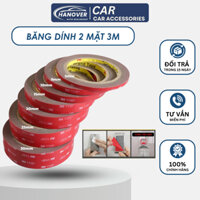 Băng dính 2 mặt 3M băng keo siêu dính dán bóc ra không để lại vết tiện lợi dán tường vật dụng xe ô tô nhà cửa