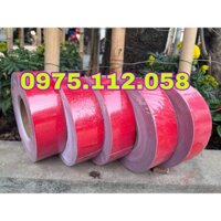 Băng dính phản quang dán xe màu đỏ,decal phản quang dán xe,dây phản quang