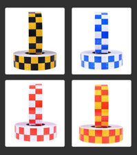 Băng dính phản quang tổ ong sọc caro 5cm*45mét