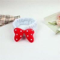 Băng đô bờm cài tóc nơ đỏ chấmbi chằn bông 3d cựng xỉu Nunam shop cài tóc nữ,cute,dễ thương - Xanh