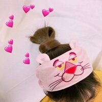Băng đô cài nơ Bờm chú báo hồng Pinky  Giao Ngẫu Nhiên
