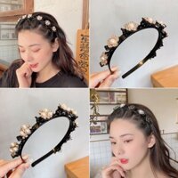 Băng đô cài tóc ,băng đô rửa mặt phong cách hàn quốc đính đá đính hoa trẻ trung năng động