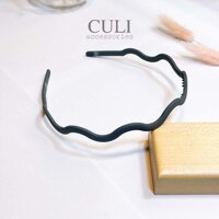 Băng đô cài tóc, Cài lượn sóng bản nhỏ nhiều màu xinh xắn - Culi accessories - Xanh Dương