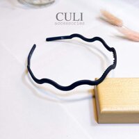 Băng đô cài tóc, Cài lượn sóng bản nhỏ nhiều màu xinh xắn - Culi accessories - Xanh Lam