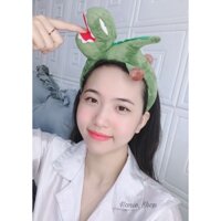 Băng đô cài tóc hình khủng long siêu đáng yêu