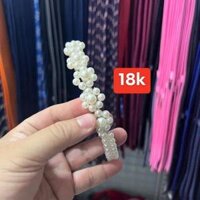 Băng đô cài tóc xi mạ đính đá ba đường tua rua đá mẫu mã thời trang TP HCM Giangpkc 2022 Phụ kiện cưới Giang - hoa hạt trai,Int One size