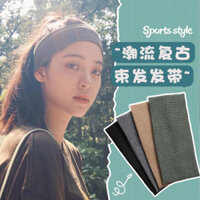 Băng đô đan kiểu Ouyang Nana cho phụ nữ, băng đô thể thao mỏng rộng mùa hè cho người nổi tiếng trên mạng, phụ kiện tóc thấm mồ hôi khi chạy