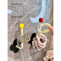 Băng đô dây buộc tóc, vòng tóc phòng tắm, giá lưu trữ, đồ trang sức mới gắn tường, phụ kiện tóc, kẹp tóc, dây thun, dây buộc tóc, móc