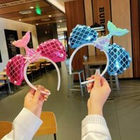 Băng đô Hàn Quốc dễ thương mẫu mới Nàng Tiên Cá hài hước