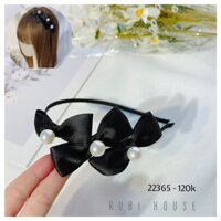 Băng đô Hàn quốc Nơ đen đính ngọc code 22365