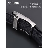 Băng đô khóa Septwolves, khóa bên trong, dây thắt lưng tự động cho nam, cao cấp, tương thích với phụ kiện bán lẻ 3.5cm