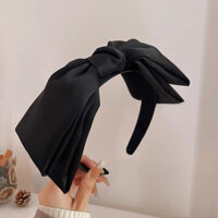 Băng Đô Nơ Viền Rộng Cao Cấp - Phụ Kiện Tóc Đa Năng Dành Cho Nữ (Dây Buộc/Kẹp Tóc/Mũ Đội Đầu, Dễ Rửa Mặt)