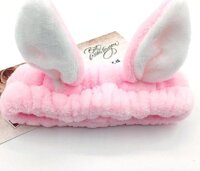 Băng đô rửa mặt - băng đô selfie tai thỏ phong cách ngọt ngào, dễ thương - Màu hồng đậm