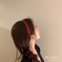 Băng đô satin lụa cao cấp phong cách Hàn Quốc băng đô mỏng thanh lịch dễ thương ngọt ngào phụ kiện tóc