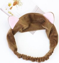 Băng đô tai mèo đủ bộ lựa chọn - Nâu
