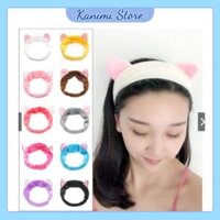 Băng đô tai mèo rửa mặt siêu cute Kanimi - PK06