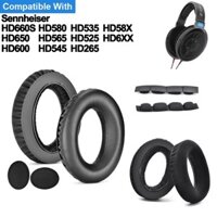 Băng Đô Thay Thế Miếng Đệm Tai Cho Sennheiser HD660S HD650 HD600 HD580 HD565 HD545 HD535 HD525 HD265 HD58X HD6XX Tai Nghe Đệm Tai Nghe Miếng Bọt Biển Tai Nghe Bịt Tai