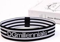 Băng Đô Thể Thao Chữ Dgmillennlais - Màu Đen