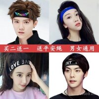 Băng đô thể thao phong cách Hàn Quốc, băng đô mỏng, phụ kiện tóc đa năng cho cả nam và nữ, vòng tóc hip hop, khăn quàng đầu thấm mồ hôi khi chạy thể dục