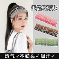 Băng đô thể thao thời trang cho phụ nữ, băng đô mỏng yoga mùa thu đông mới, băng đô thấm mồ hôi chạy bộ thể dục