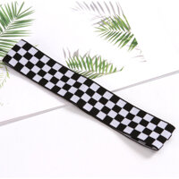 Băng đô thể thao unisex cá tính tB37 - TB37.54 kẻ karo đen trắng