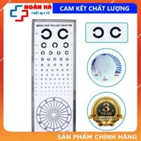 Bảng Đo Thị Lực, Bảng đèn thử thị lực, tật khúc xạ chữ C, hàng inox đẹp