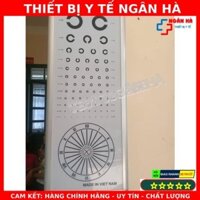Bảng Đo Thị Lực Chữ C Bằng Giấy Tiện Dùng Tại Gia Đình