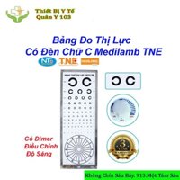 Bảng Đo Thị Lực Chữ C Có Đèn Medilamb TNE - Có Dimer Điều Chỉnh Độ Sáng