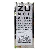 Bảng đo thị lực chữ ZU TNE (có đèn, treo tường)