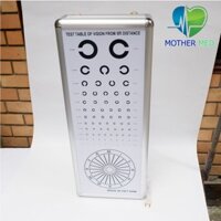 Bảng đo thị lực có đèn chữ C dạng hộp, bảng đèn thử thị lực kiểm tra thị lực.