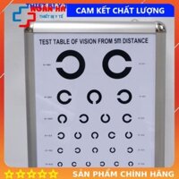Bảng đo thị lực có đèn chữ C dạng hộp, bảng đèn thử thị lực kiểm tra thị lực..