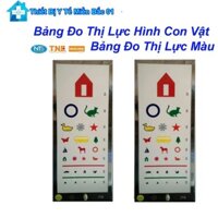 Bảng Đo Thị Lực Hình Con Vật - Bảng Đo Thị Lực Màu Medilamb TNE