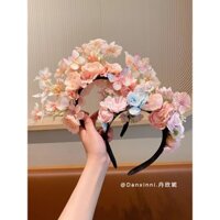 Băng đô trẻ em, phụ kiện tóc dân tộc, băng đô chụp ảnh, phụ kiện tóc Hanfu Quanzhou, kẹp tóc lụa cho bé gái