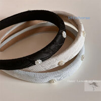 Băng đô xốp hoa ngọc trai thêu quốc gia phong cách Trung Quốc mới, băng đô tươi mới, kẹp tóc đa năng cao đầu