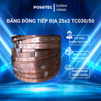 Bảng đồng tiếp địa 25x3 TC030/50