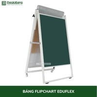 Bảng Flipchart 2 Mặt Từ Xanh Trắng EduFlex Tân Hà - KT 60x100cm - Dạy Học Cho Bé - Tặng Phụ Kiện