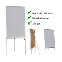 Bảng Flipchart 3 chân viết bút lông Bavico - 60x80cm