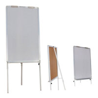 Bảng Flipchart 3 chân viết bút lông Hàn Quốc BAVICO kích thước 100x120cm