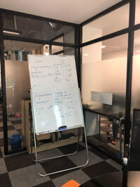 Bảng flipchart A0 chân inox KT 80x120cm (Xem thêm các cỡ khác trong mô tả)