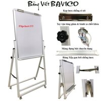 Bảng Flipchart F3 viết bút lông poly chân gấp 60x100cm