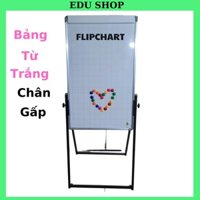 Bảng FLIPCHART từ trắng ECO 60x100cm (kèm giấy, bút, bông lau, nam châm)