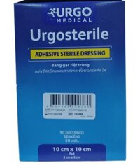 Băng gạc Urgosterile 10cmx10cm Urgo (Hộp 50 miếng)