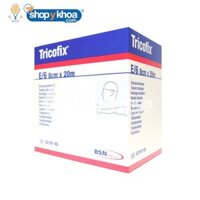Băng gạc y tế ngoài da TRICOFIX. Băng quấn phù bạch huyết lớp 1, dạng ống, trắng, 8cmx20m.