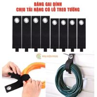 Băng gai dính chịu tải nặng có lỗ treo tường – Velcro Dây quấn vòi nước, dây điện, dây cáp, dụng cụ sửa chữa cỡ lớn hỗ trợ treo móc